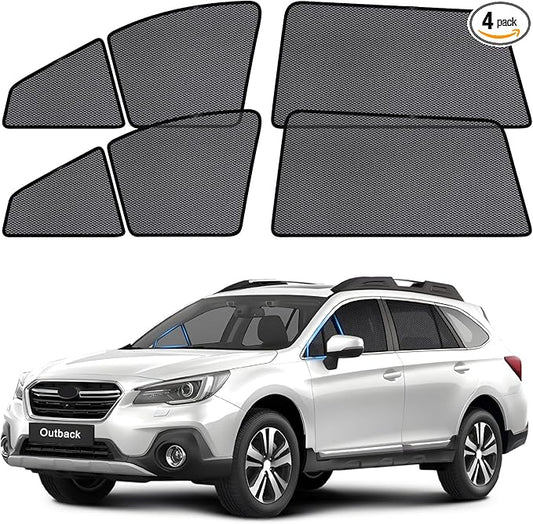 ZATOOTO Car Window Shades for Outback 2021-2024, Car Window Cover Baby Sun Shades Sun Blocker Outback Side Window Screens for Camping | UV Protection, Privacy, Ventilation, and Bug-Free Design