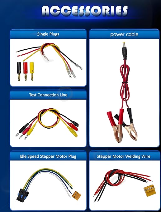 Ignition Coil Tester, Automotive Relay Tester, Coil & ECU Testers for Fuel Injectors, PWM-Controlled Solenoid Valves, Automobile Actuator Drive Detector