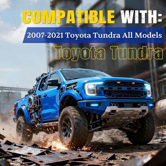 ARANA Tailgate Assist Shock for Toyota Tundra 2007-2021, Soft Open Truck Tail Gate Safe-Controlled Lowering Damper Strut Kit for Toyota Tundra CrewMax 4WD TRD Pro(Not to Install in Tailgate Light)