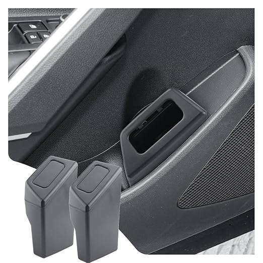LUWU Car Trash Can for 2022-2026 Toyota Corolla Cross/Corolla Cross Hybrid Waterproof ABS Material Auto Garbage Bin, Portable Door Mount Trash Bin, Interior Accessories for Corolla Cross 2026 2-Pack