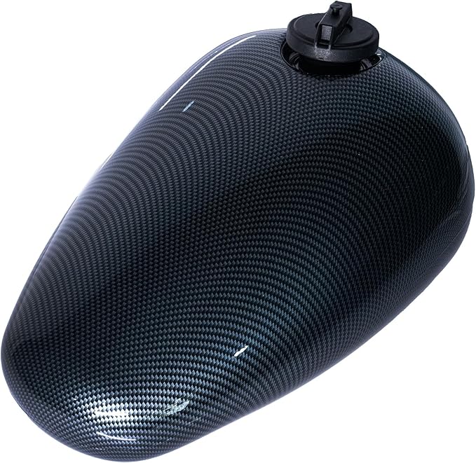 JMCHstore Real Gas Fuel Tank for Coleman CT200UEX Axis M200 Hisun HS200-3 Fake Tank Replacement 196cc Mini bike (Carbon fiber)