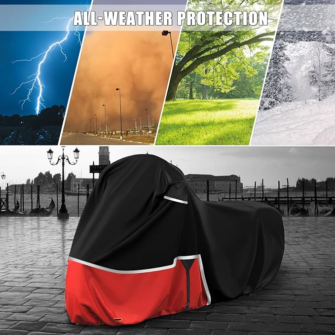 Waterproof Motorcycle Cover Replace for Honda Grom/Monkey/Navi Minimoto Models, 420D Oxford Cloth Motorcycle Cover for Snow Rain Dust Protection