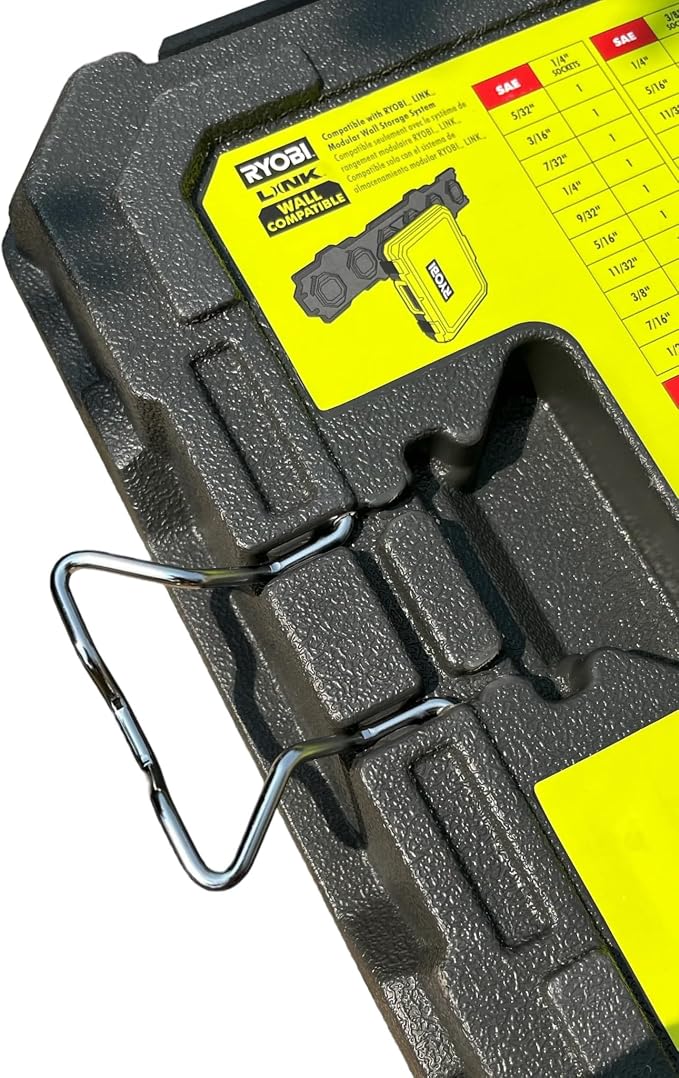 RYOBI 156 PC Mechanics Set Socket Set SAE & Metric LINK Compatible | RHMTS4156