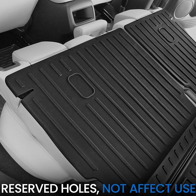 Cargo Mat Backrest Mats for 2023-2025 2026 2027 Honda HR-V, All Weather TPE Backrest Mat Trunk Mat Cargo Liner Storage Mats Accessories for HRV