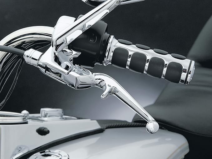 Kuryakyn 1056 Motorcycle Handlebar Accessory: Clutch and Brake Trigger Levers for 2008-16 Harley-Davidson Touring & Trike Motorcycles, Chrome, 1 Pair