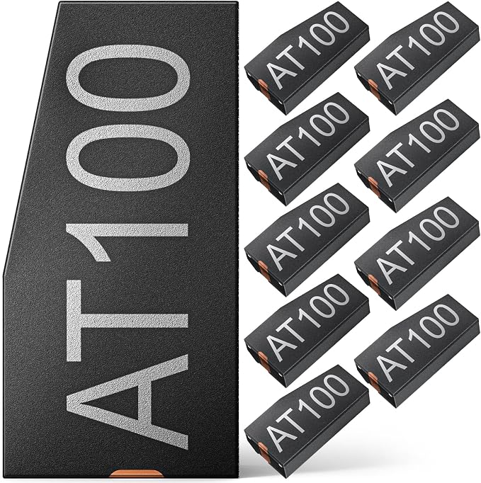 Autel AT100 Multi-Application Transponder Super Chip Used with XP200, XP400, XP400PRO for Vehicles for ID11/12/13/46/47/48/49/4A/4C/5C/4D/64/8A/8C (Pack of 10)
