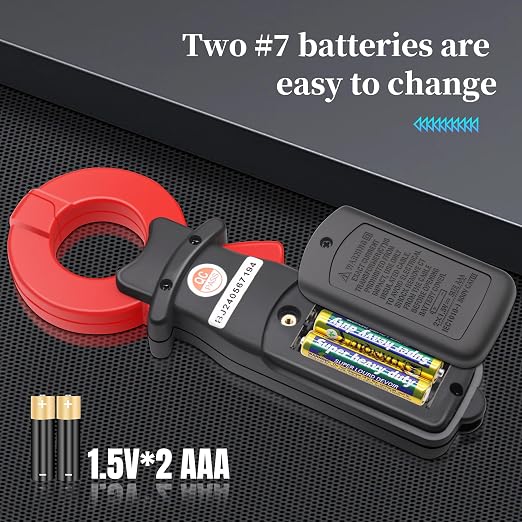 Digital AC Leakage Low Current Clamp Meter 0.01mA Resolution ACA MAX 60A 1999 Counts Auto Range Data Hold Ammeter Clampmeter Amperimetro Amperemetre Professional Micro Current Tester