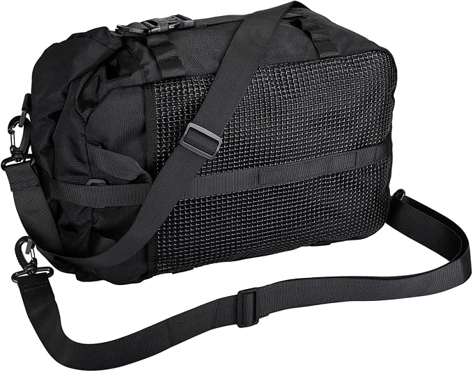 Rhinowalk Motorcycle Tail Bag 30L Waterproof Motor Pannier Travel Luggage Motorbike Rear Rack Trunk Storage Professional Accessories-Black