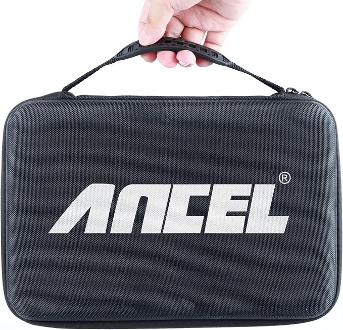 ANCEL Large Hard Protective Case Waterproof Shockproof Eva Bag for S3000 S3000 PRO Smoke Tester | HD3300 HD3300 Plus+ HD3300 PRO HD3400 HD3400Pro HD3600 Heavy Truck Scanner | DS100 DS200 Car Scan Tool