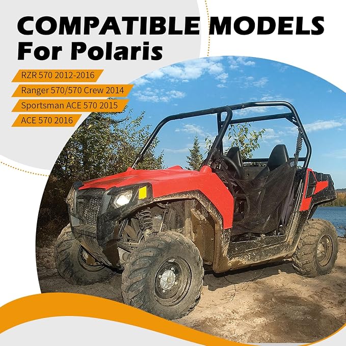 Throttle Body Compatible with Polaris RZR 570 2012-2016 Ranger 570 2014 Sportsman ACE 570 2015 ACE 570 2016 1204284 1205098