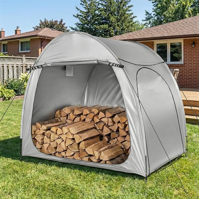 Outvita Bike Tent, Outdoor Portable Bicycle Storage Sheds with 210D Oxford Fabric PU4000 Waterproof Cover for 2-3 Bikes, Storage Cover Shelter for Motorcycle,Garden Tools,Toys,Lawn Mower