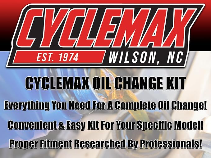 Cyclemax Oil Change Kit compatible with 2016-2023 Honda Pioneer 1000