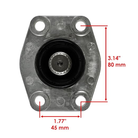 Caltric Front Rear Drive Shaft Bearing Carrier Compatible with Kawasaki Mule 610 KAF400 2005-2016