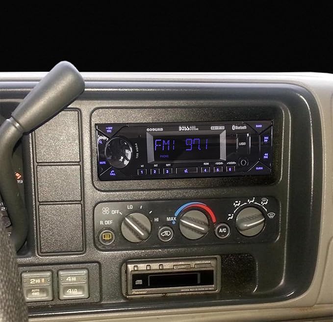 Scosche GM9505CS Complete Single DIN Stereo Installation Kit for Select Non-Amplified 1995-05 GM Full Size Trucks and SUV's - No Steering Wheel Remote - See Fit Guide in Images to Verify Your Vehicle