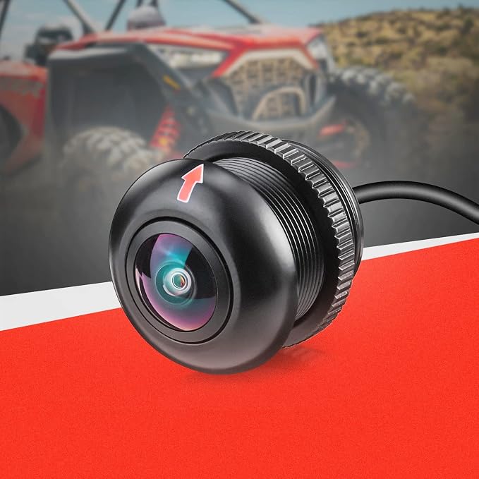 KEMIMOTO PRO XP Front Camera Kit, 720P HD Wide 170-Degree Visual Angle for 7 inch Ride Command Accessories Compatible with Polaris RZR PRO XP XP 4 Turbo 1000 900 PRO R (IP67 Waterproof)
