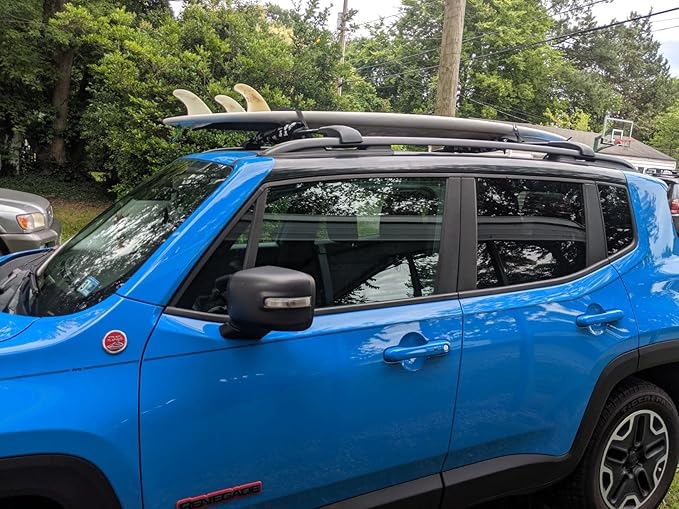 BrightLines Roof Rack Crossbars Compatible with 2018 2019 2020 2021 2022 2023 2024 Chevy Equinox GMC Terrain with Raised Factory Side Rails