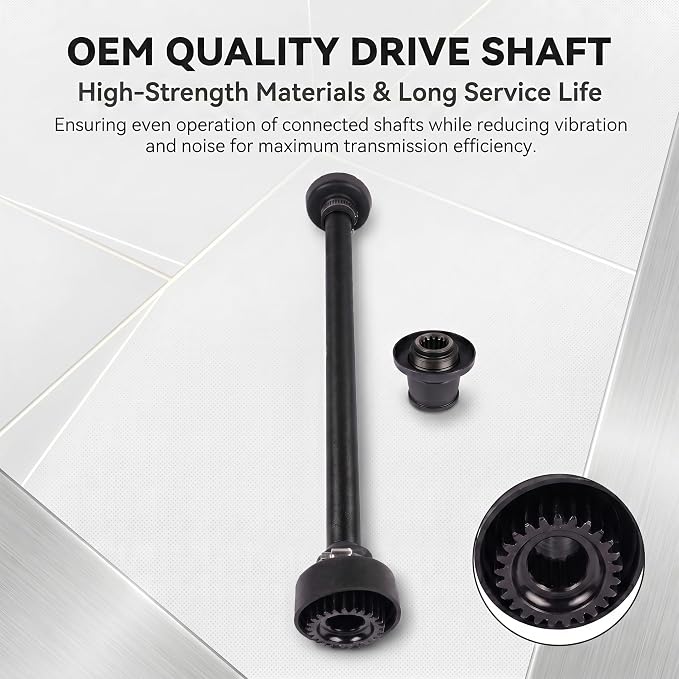 22190-F39-0000 Transmission Rear Drive Shaft Kit Coupling Compatible with Hisun UTV700 UTV500 MSU700 MSU500, Replace# 26330-115-0000, 91103-F39-0000