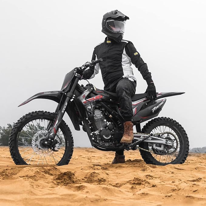 ILM Dual Sport Adventure Motorcycle Helmet with Pinlock Compatible Sun Visor Snowmobile ATV Dirt Bike Off Road Casco Model WS902 (Matte Black, M)