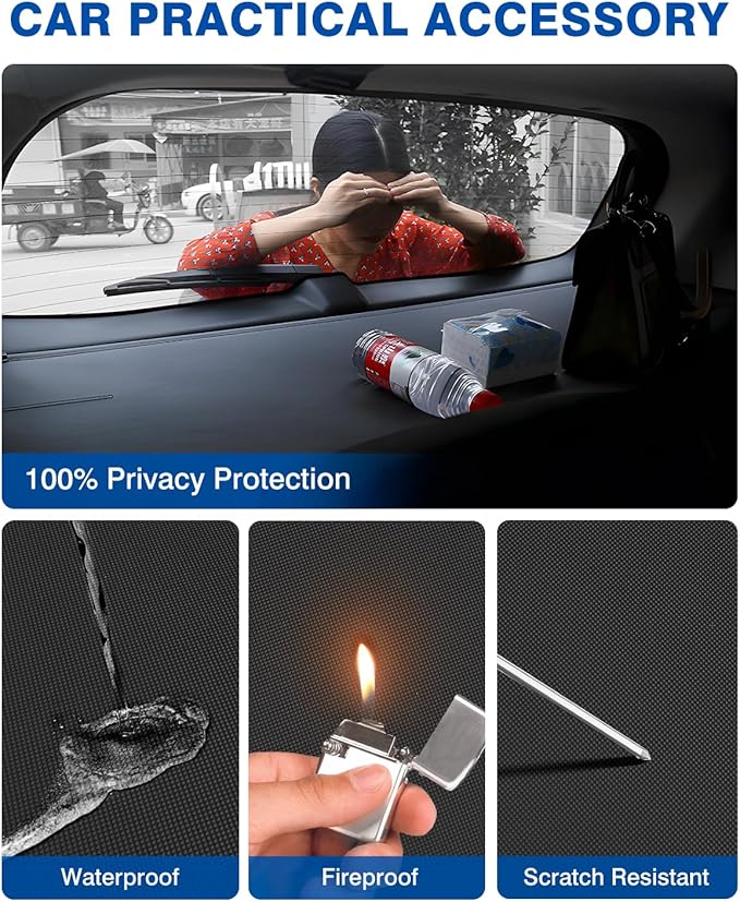 Autorder Cargo Cover for Kia Sorento 2021-2025 2026 Accessories Upgraded Trunk Cover with Extra Storage Net Retractable Security Shield Shade Cover