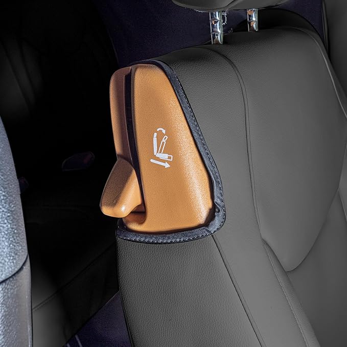 FH Group Custom Fit Car Seat Cover Specefically Made for Chrysler Pacifica 2017-2024 - 2nd Row Set Hybrid, Faux Leather, Black