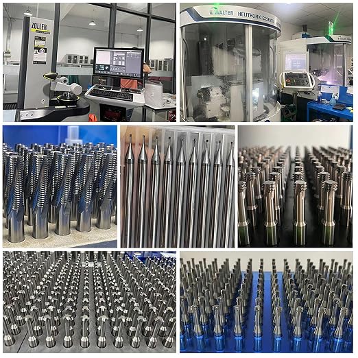 5pcs UNC1/4-20 Thread Mill Cutter Solid Carbide Coating for Steel Stainless