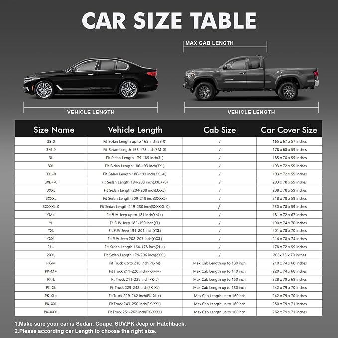 Car Cover Waterproof All-Weather,Heavy-Duty Outdoor Full Exterior Automobiles Snow Cover for Jeep Wrangler 2 Door CJ JK JL(1987-2026),with Windshield Sun Shade,Towel&Storage Bag