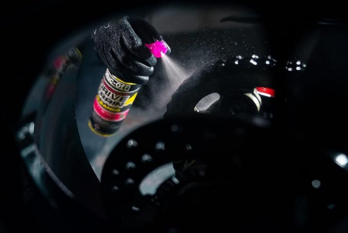 Muc-Off Powersports Drivetrain Cleaner 16.9 fl oz | Pro-Strength Chain Cleaner Kit for Motorcycles, ATVs, and UTVs