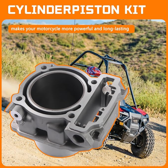 Cylinder Piston Gasket Top End Kit 91mm Compatible with Can-Am BRP Commander Maverick Outlander 1000 After-Market Parts