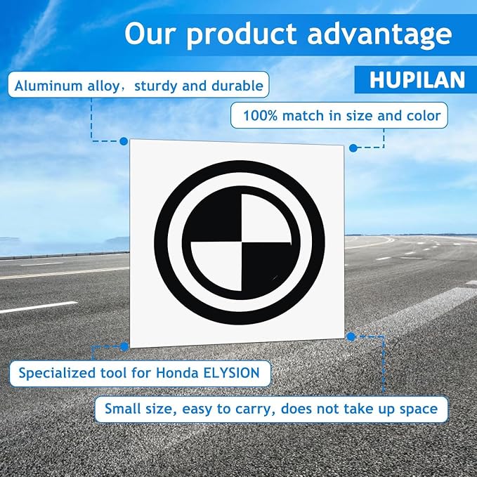 Aluminum LDW Board Compatible with Honda Elysion,ADAS Calibration Tool | Static Front Camera Aiming Target,Aluminum Pattern Board for Lane Warning Calibration and Vehicle Alignment