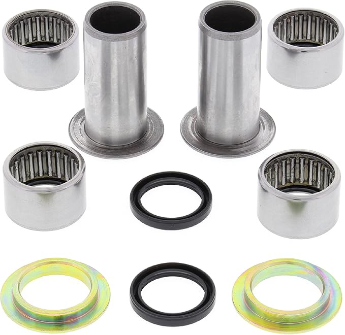 All Balls Racing 28-1119 Swing Arm Bearing Seal Kit Compatible with/Replacement for Husqvarna CR125 1998-2004,CR250 1993-2004,WR250 2001-13,WR360 2001-02,WR300 2008-2013,SM450R 2005-2007