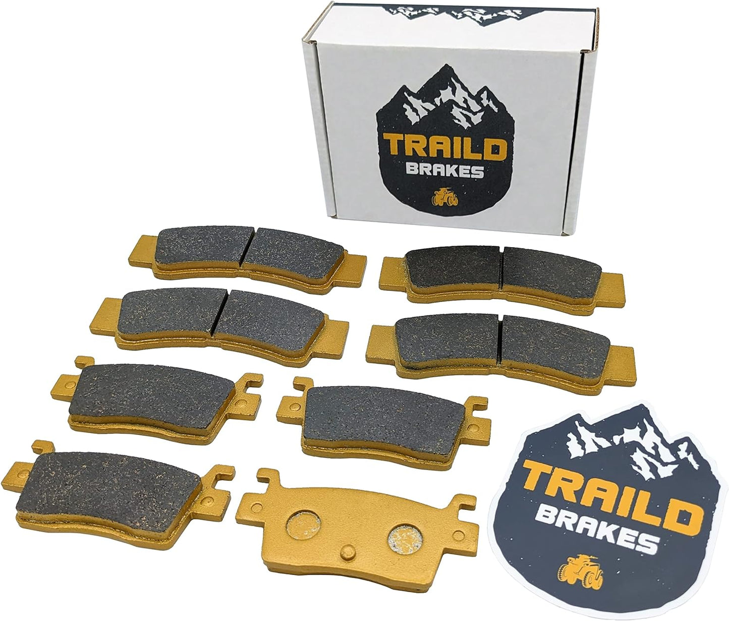 Kawasaki KRX/KRX4 1000 2020-2025 Ceramic Brake Pad Set Front & Rear (OE Size)