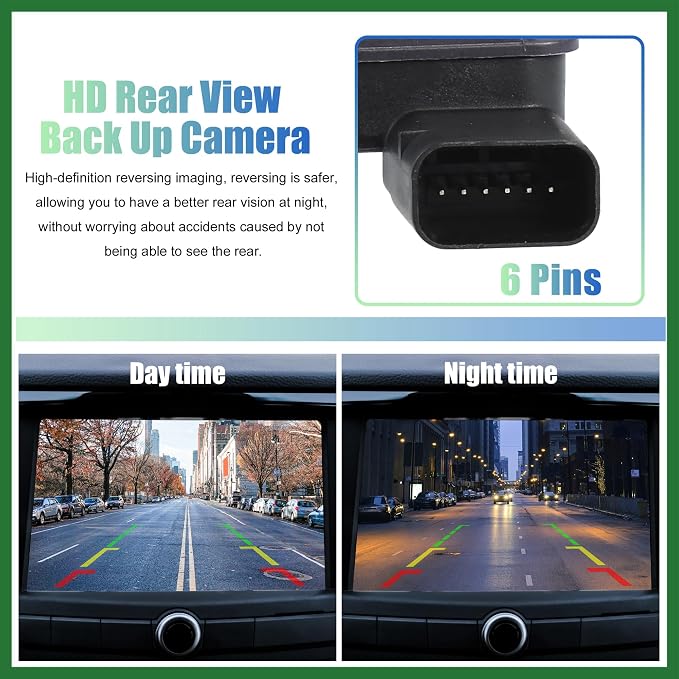 Motoforti Car Rear View Camera Car Rear View Backup Camera No.F2GT19G490CC for Ford Explorer 2016-2019 Black Long-Lasting