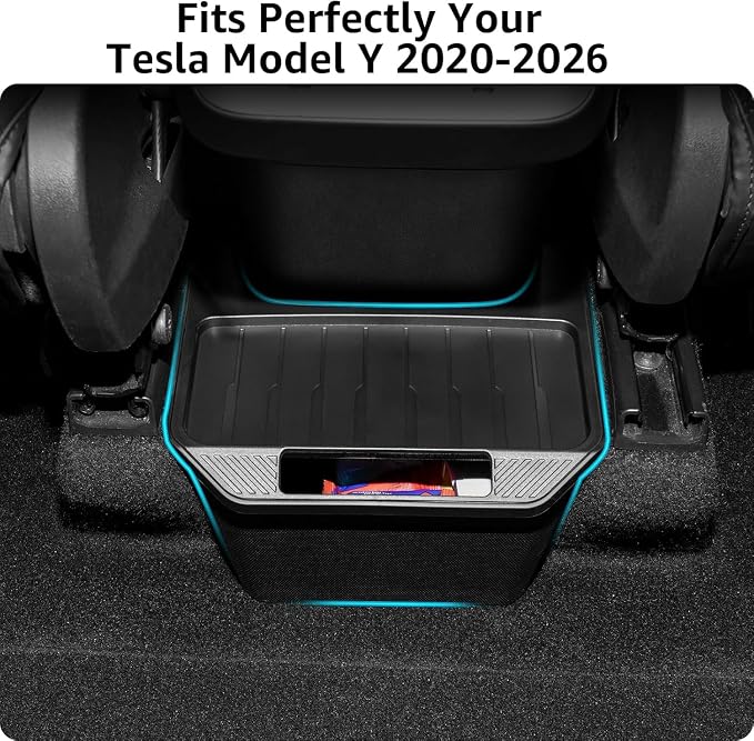 Motrobe Tesla Model Y Model 3 Model S Seat Back Hooks and Tesla Model Y Rear Senter Console Organizer