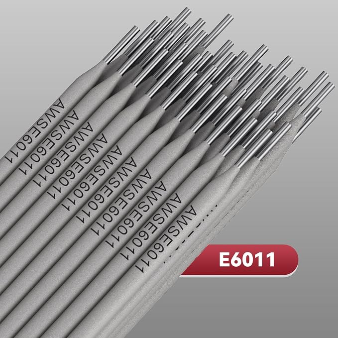 ARCCAPTAIN E6011 Welding Rod 1/8" 2LB Carbon Steel Welding Sticks Electrodes, Welding Rods ARC Welding Equipment
