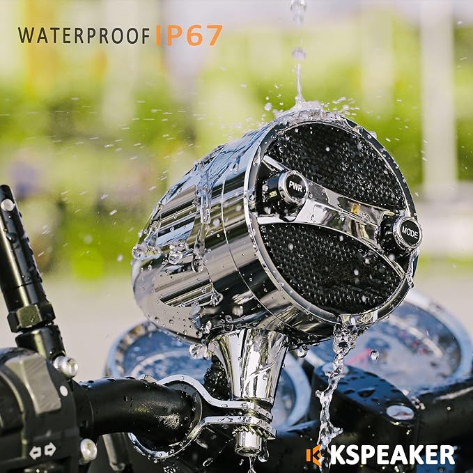 Motorcycle Speakers Motorcycle Bluetooth Speakers Motorcycle Speakers Bluetooth Waterproof Motorcycle Radio ATV Utv Sound System RZR Speakers Golf cart Stereo System Jet ski Speakers Sound bar