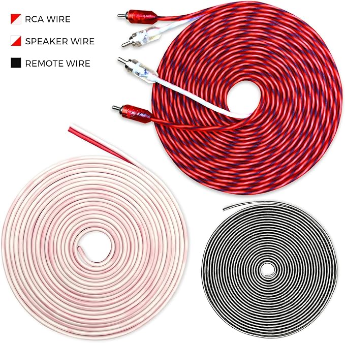 CT Sounds 4 Gauge CCA Complete Amp Wiring Install Kit, AMPKIT-4GA-PRO