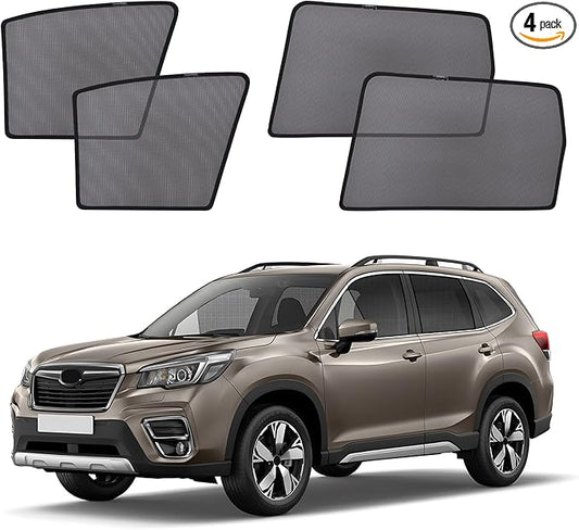 XCBYT Car Window Shades for 2019-2024 Forester - 4PCS Side Window Sun Shades with Breathable Mesh, Magnetic Car Window Covers for Baby & Privacy, UV Protection & Heat Insulation