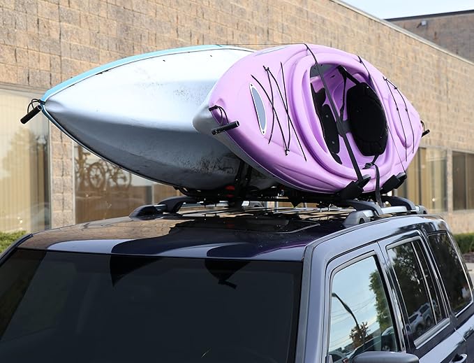 BrightLines Roof Rack Crossbars Compatible with 2018 2019 2020 2021 2022 2023 2024 Chevy Equinox GMC Terrain with Raised Factory Side Rails