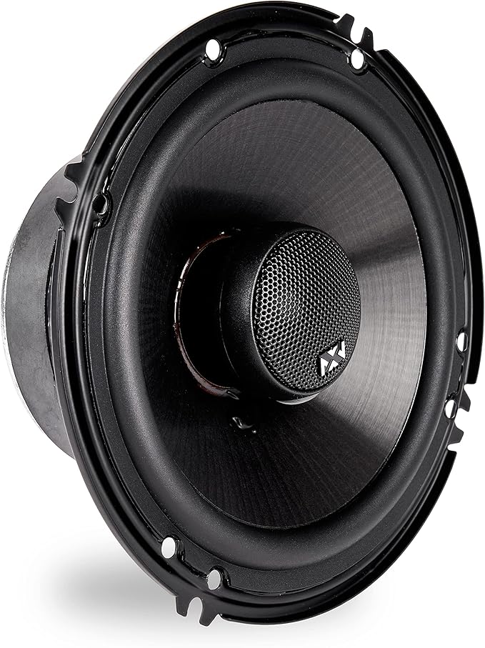 NVX® VSP60 6" Premium Car Speakers, 600W Max, 200W RMS, 2-Way 6 inch Coaxial w/ 1" Silk Dome Tweeters & Built-in X-Overs, Easy to Install in Cars/Trucks/Doors (Pair)