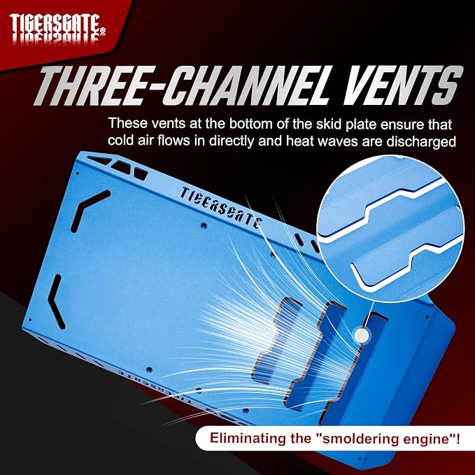 Aluminium Skid Plate Lower Engine Chassis Protection Guard for 2014-2023 Harley Touring Street Electra Road Glide King, Blue