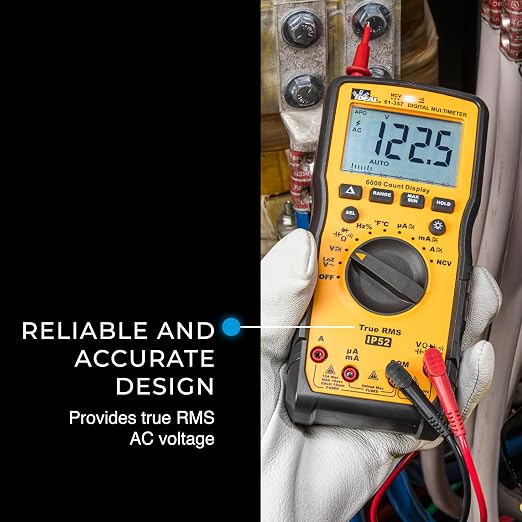 Ideal Electrical 61-357 1000V AC/DC Multimeter