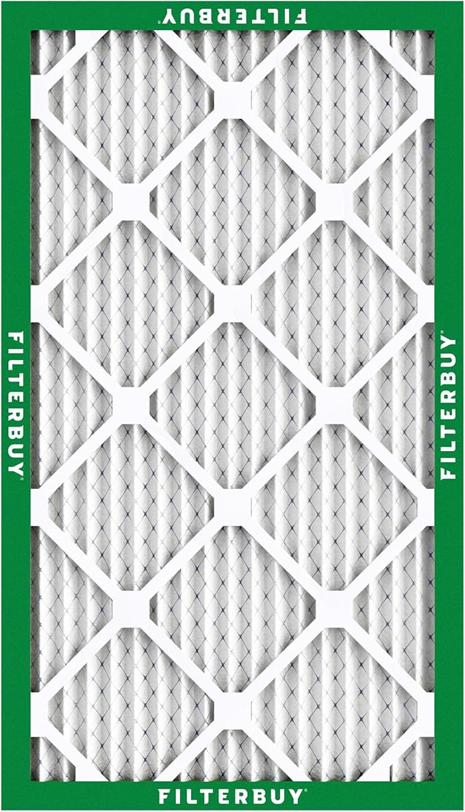 Filterbuy 16x30x1 Air Filter MERV 8 Essential Dust & Allergy Defense (5-Pack), Electrostatic Pleated HVAC AC Furnace Filters Replacement (Actual Size: 15.75 x 29.75 x 0.75)