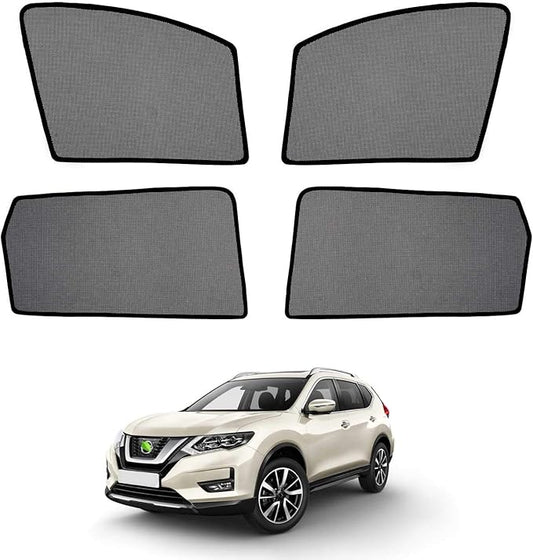 Cartist Car Side Window Shades for Nissan Rogue Accessories 2014-2020 (NOT for Nissan Rogue Sport) Sunshades Window Sun Shade Covers Magnet Mesh Sun Protector UV Rays Privacy Protection 4PCS