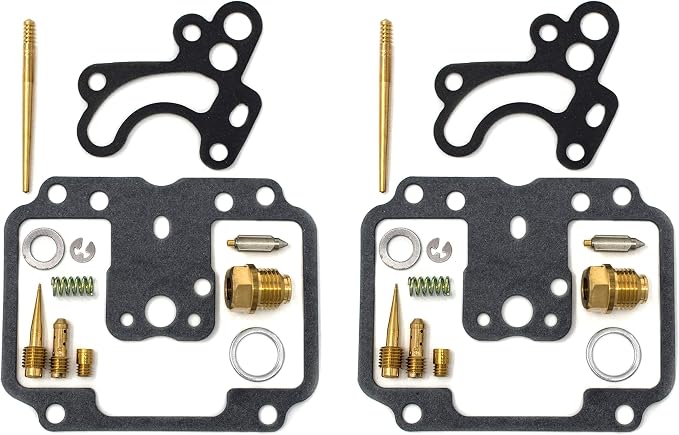 RW 0101-072 Carburetor Rebuild Repair Parts Kit (Set of 2) Compatible with Kawasaki 76-79 KZ750