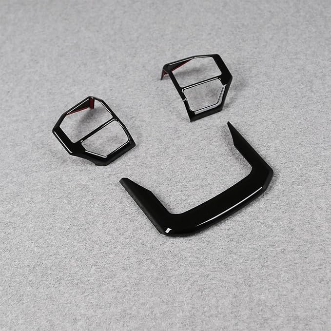 Beautost Fit for Toyota New Land Cruiser LC250 2024 2025 2026 Wheel Steering Trim Panel Cover Trims (Piano Black)