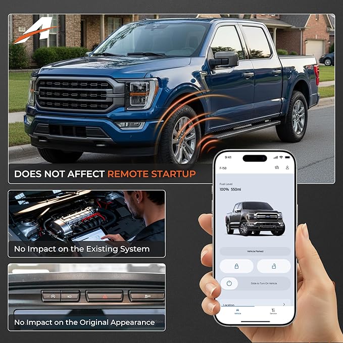 Auto Start Stop Eliminator Compatible with Ford F150 2021-2026 Accessories, Plug and Play Easy Install Autostop Eliminator - Essential 2025 2026 F150 Accessories