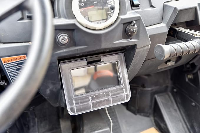 SAUTVS Center Dash Storage Box for RZR 1000 900, ABS Center Compartment Storage Box for Polaris RZR 1000 S 900 2014-2018 Accessories