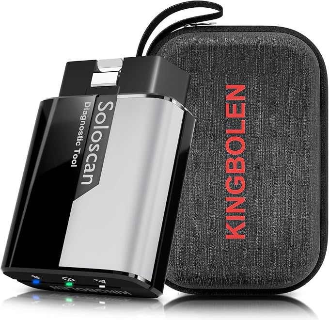 KINGBOLEN Soloscan for Land Rover Jaguar OBD2 Scanner Bluetooth, All Reset Service, Bidirectional Scan Tool for iOS & Android, Full System Car Diagnostic Scanner, No Subscriptions Lifetime Update