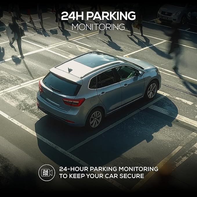 Dash Cam Hardwire Kit Type-C - 24-Hour Parking Car Accessories, Easy Install with Voltage Protection, No Splicing Required