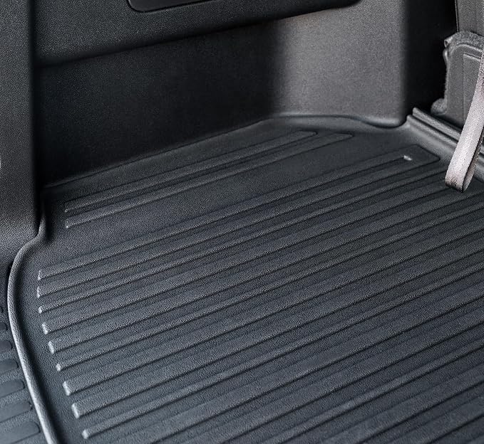 Cargo Mat Backrest Mats for 2024 2025 2026 GMC Acadia 7 Seats Car Accessories, All-Weather TPE Protector Cargo Liner Trunk Mat Seat Back Coversw